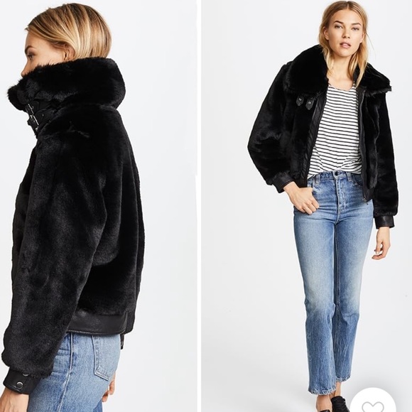 NEW‼️REVOLVE / BLANKNYC - Black Noise Coat (Size M) - Picture 6 of 11